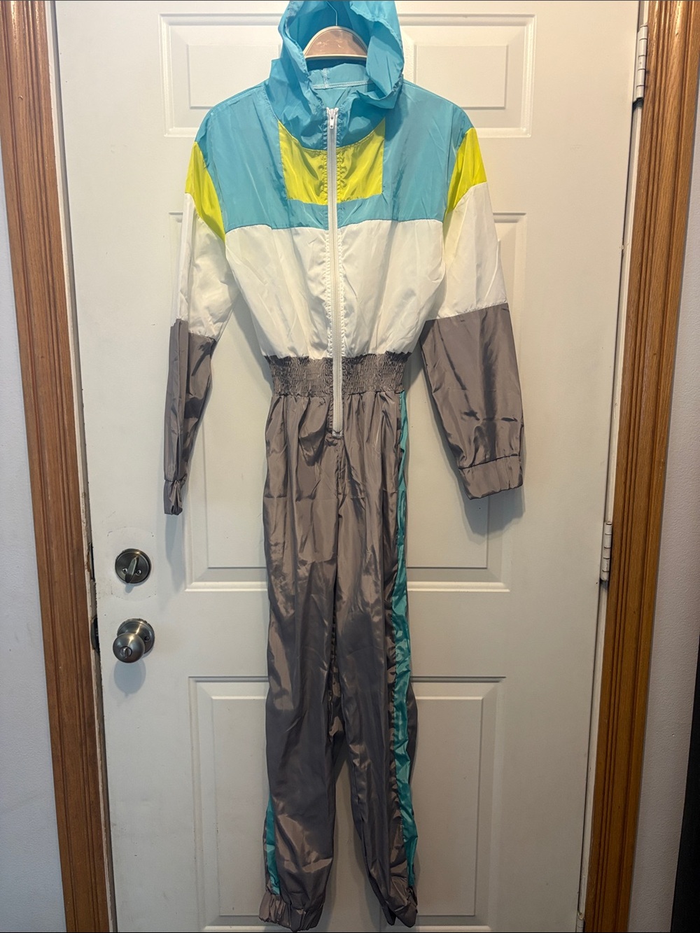 80s 90s Pullover Jumpsuit Halloween costume Small